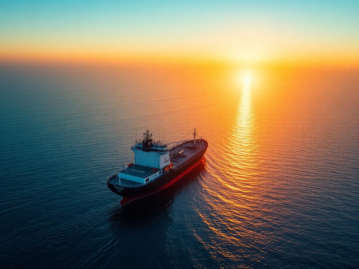 Cargo vessel loading